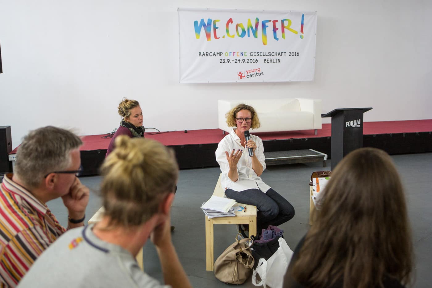 youngcaritas barcamp zum Thema "Offene Gesellschaft" Foto: Walter Wetzler