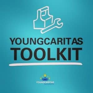 Schriftzug YoungCaritas Toolkit